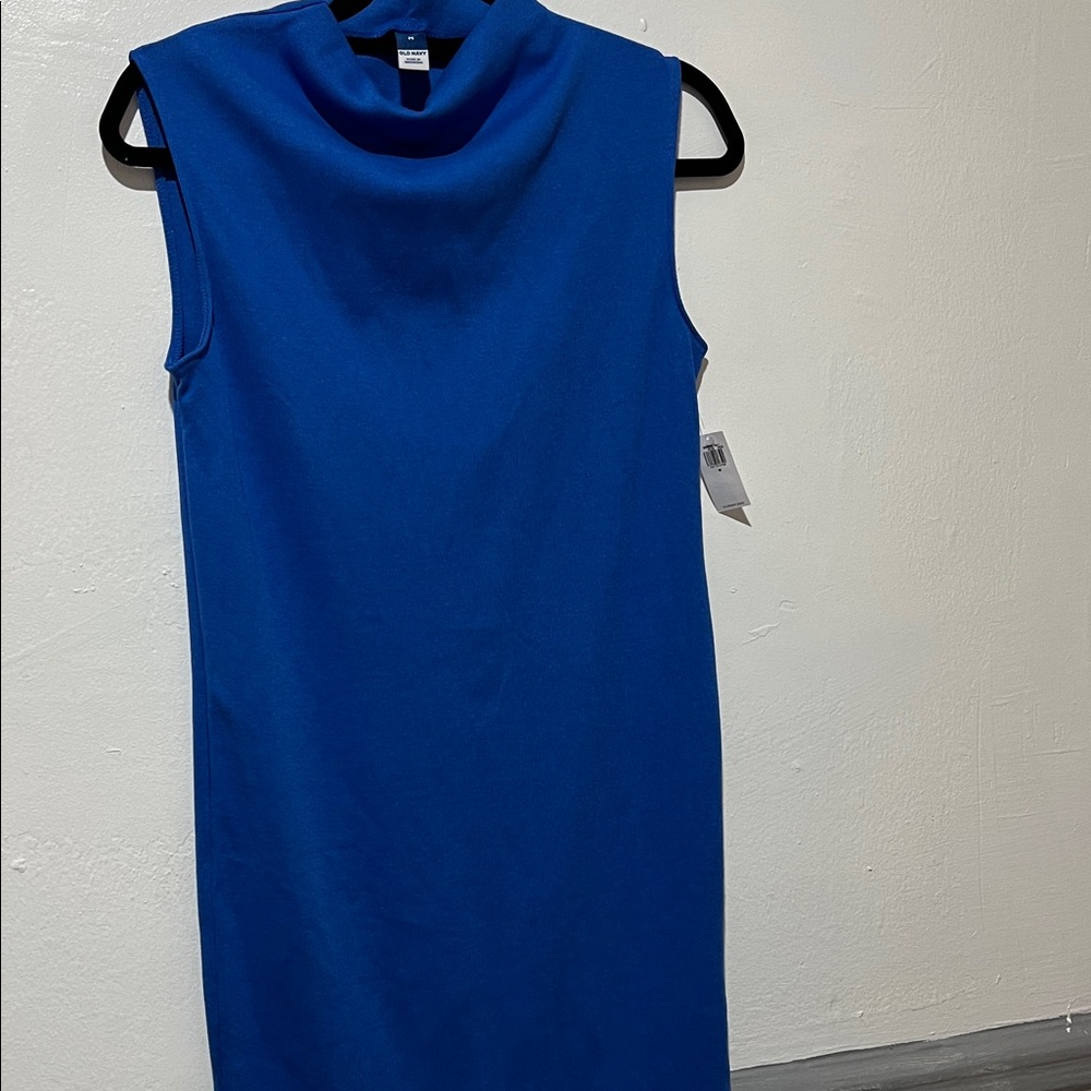 Old Navy Cobalt Blue Sleeveless Mini Dress